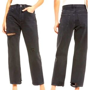 Agolde 90s Jeans in washed black